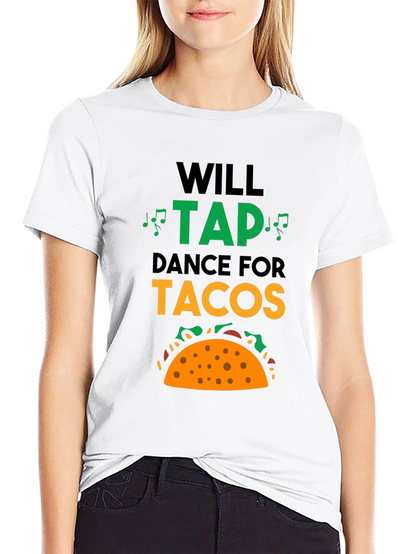 Camiseta Negra Tap Dance For Tacos