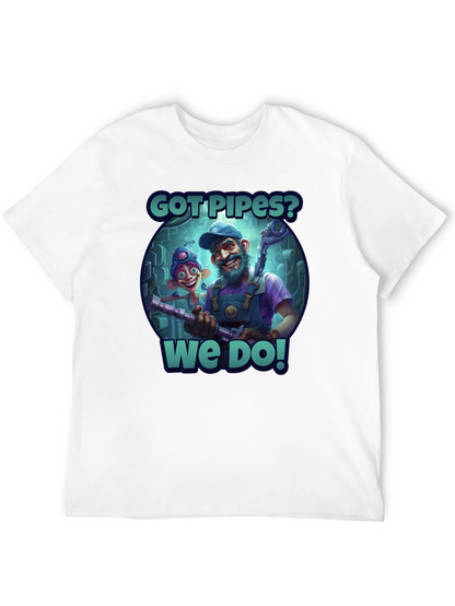 Camiseta Negra Got Pipes?