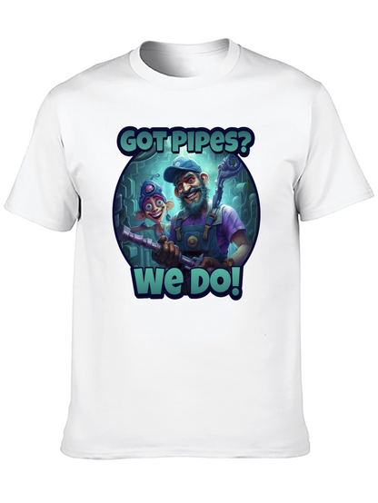 Camiseta Negra Got Pipes?