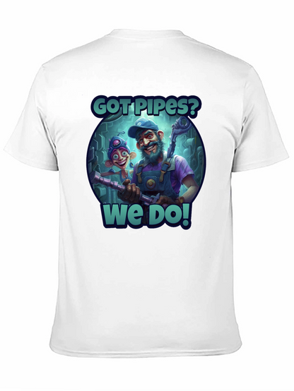 Camiseta Negra Got Pipes?