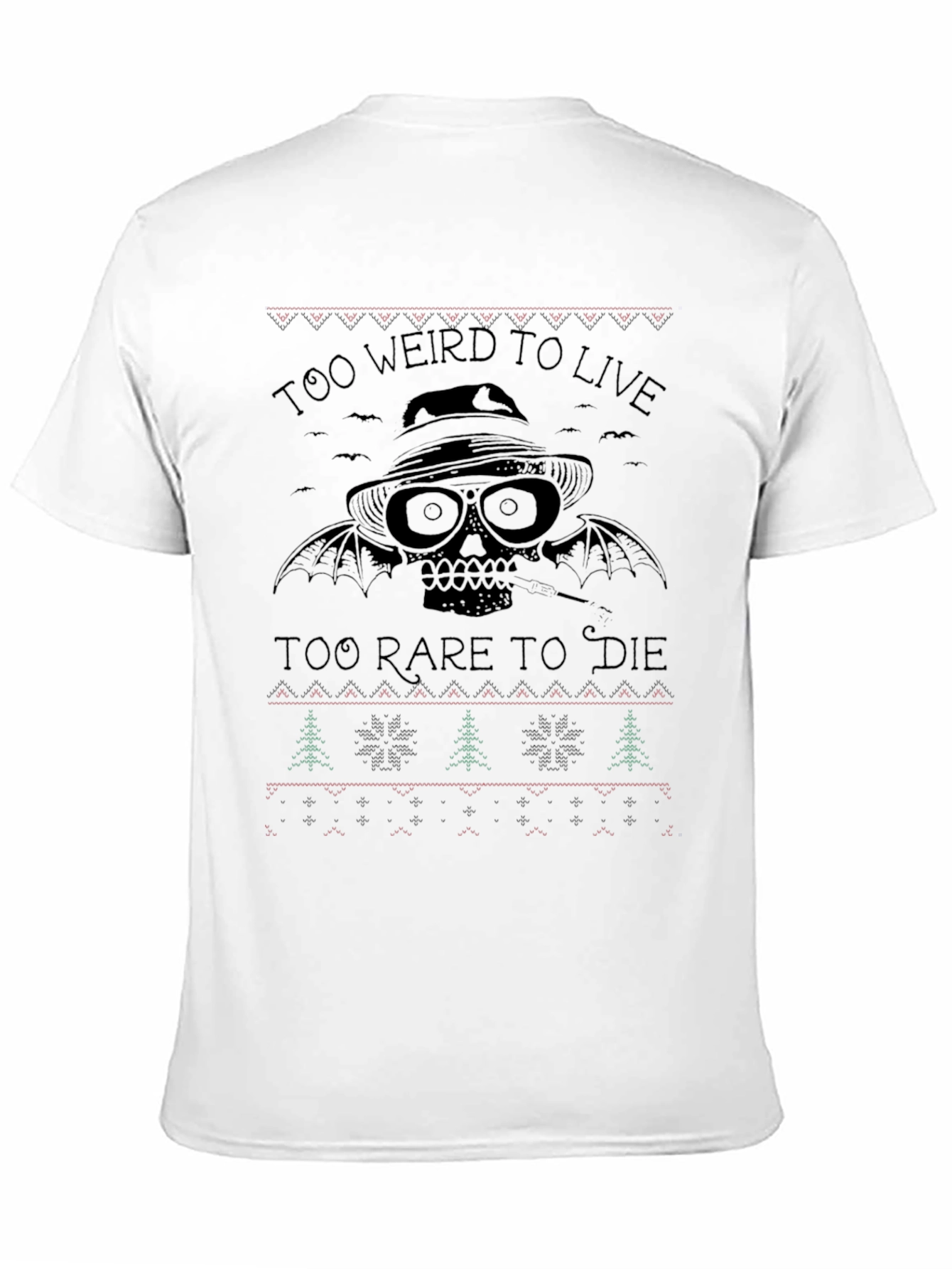 Camiseta Negra: Demasiado Raro para Morir