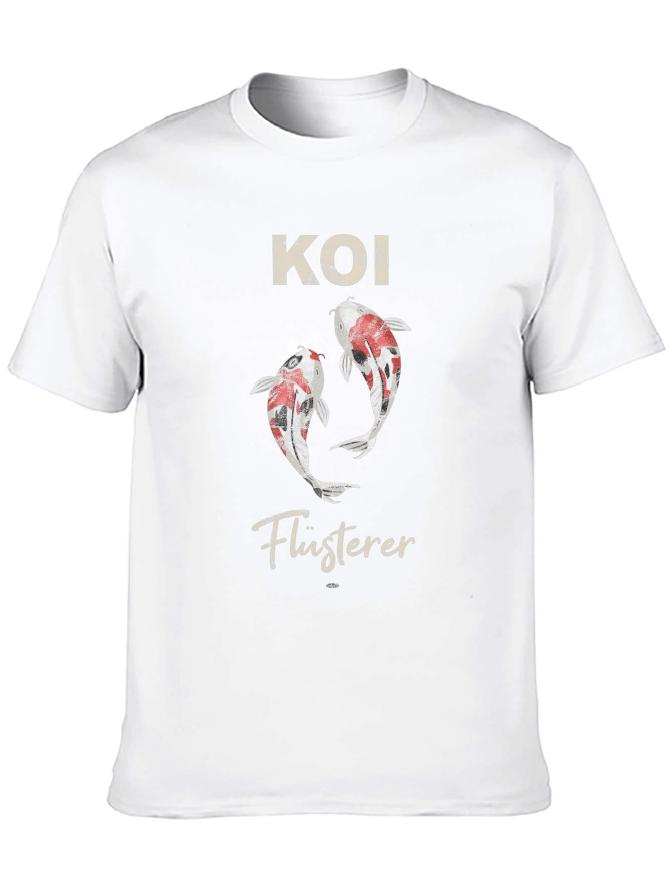 Camiseta Negra con Diseño de Koi