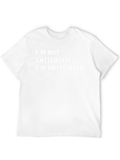 Camiseta Negra Anti-Estupidez