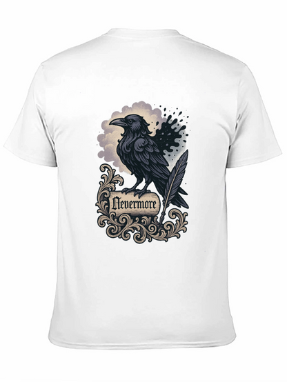 Camiseta Negra Cuervo Nevermore Gótica