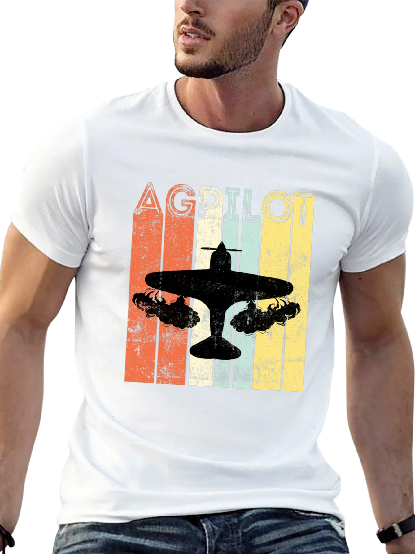 Camiseta Ag Pilot Retro para Hombre