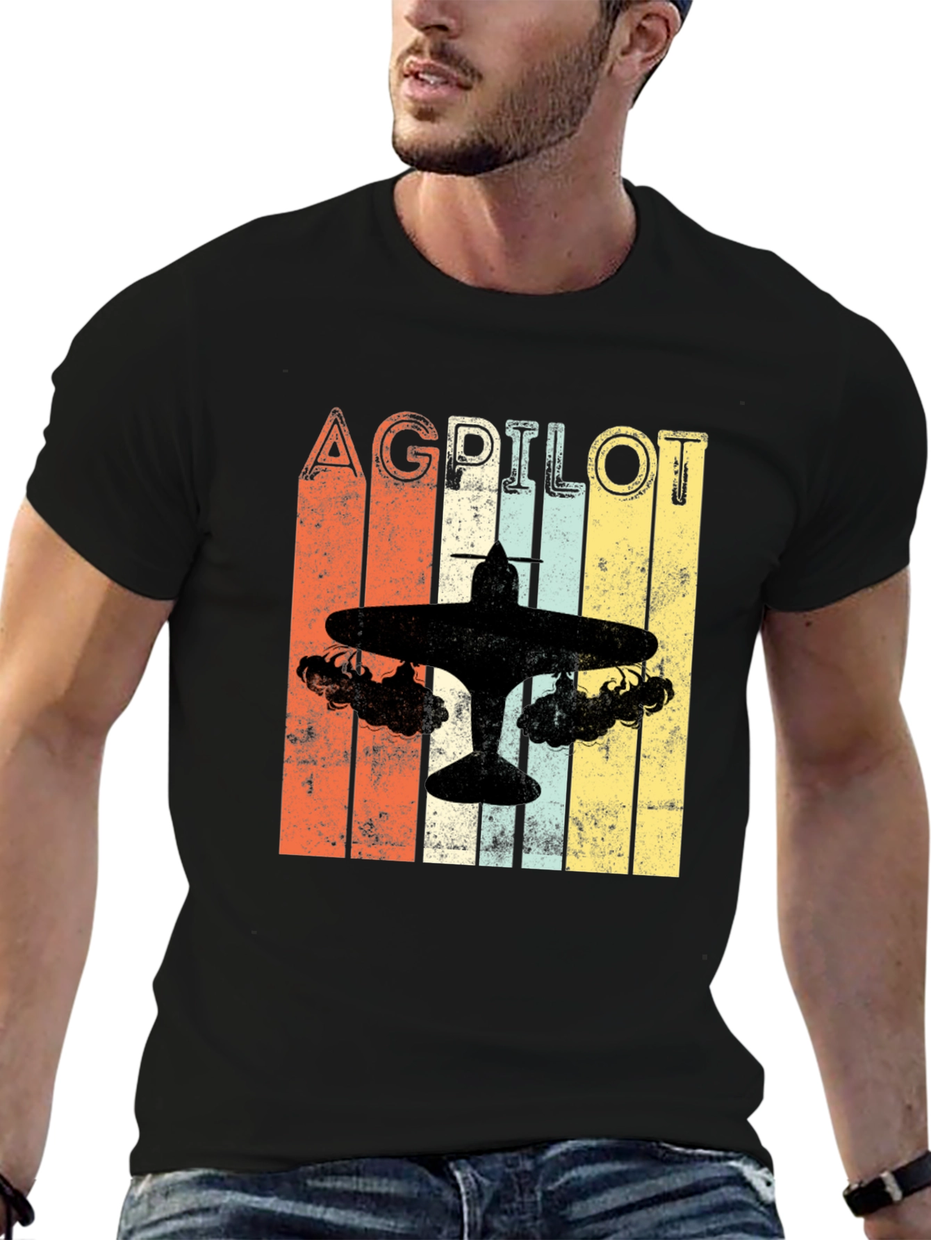 Camiseta Ag Pilot Retro para Hombre