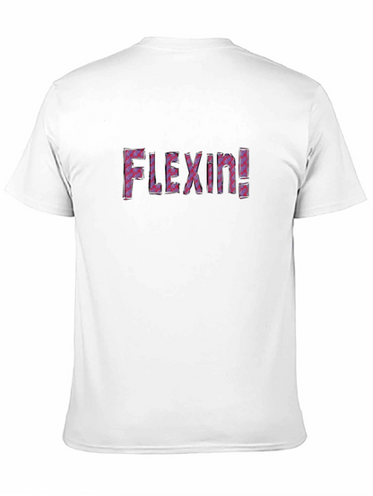 Camiseta Negra Flexin! Diseño Atrevido y Cómoda