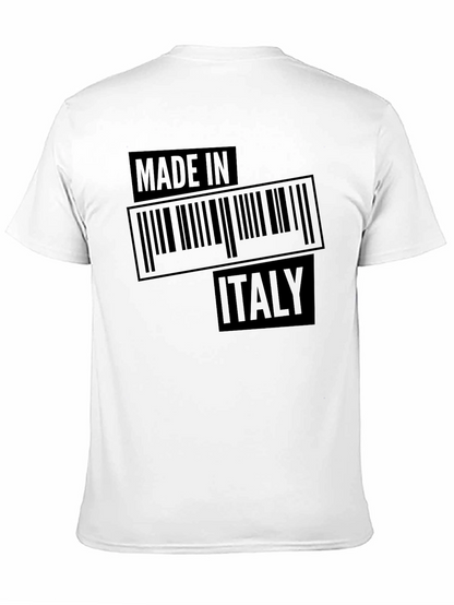 Camiseta Negra Made in Italy para Hombre