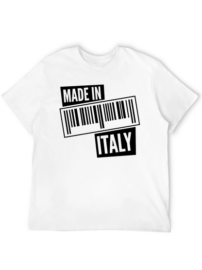 Camiseta Negra Made in Italy para Hombre
