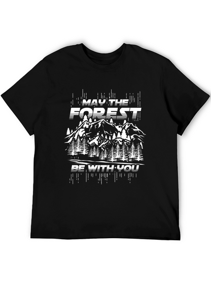 Camiseta Negra May the Forest Be With You