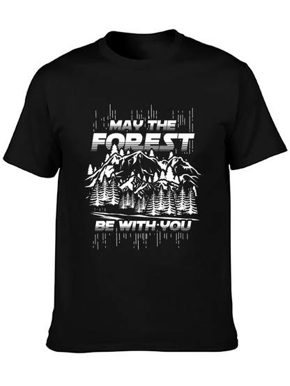 Camiseta Negra May the Forest Be With You