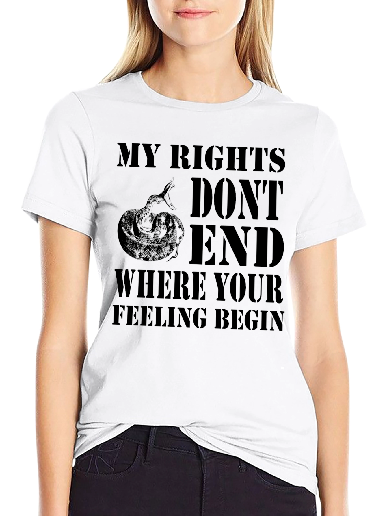 Camiseta Negra: Mis Derechos Seriente