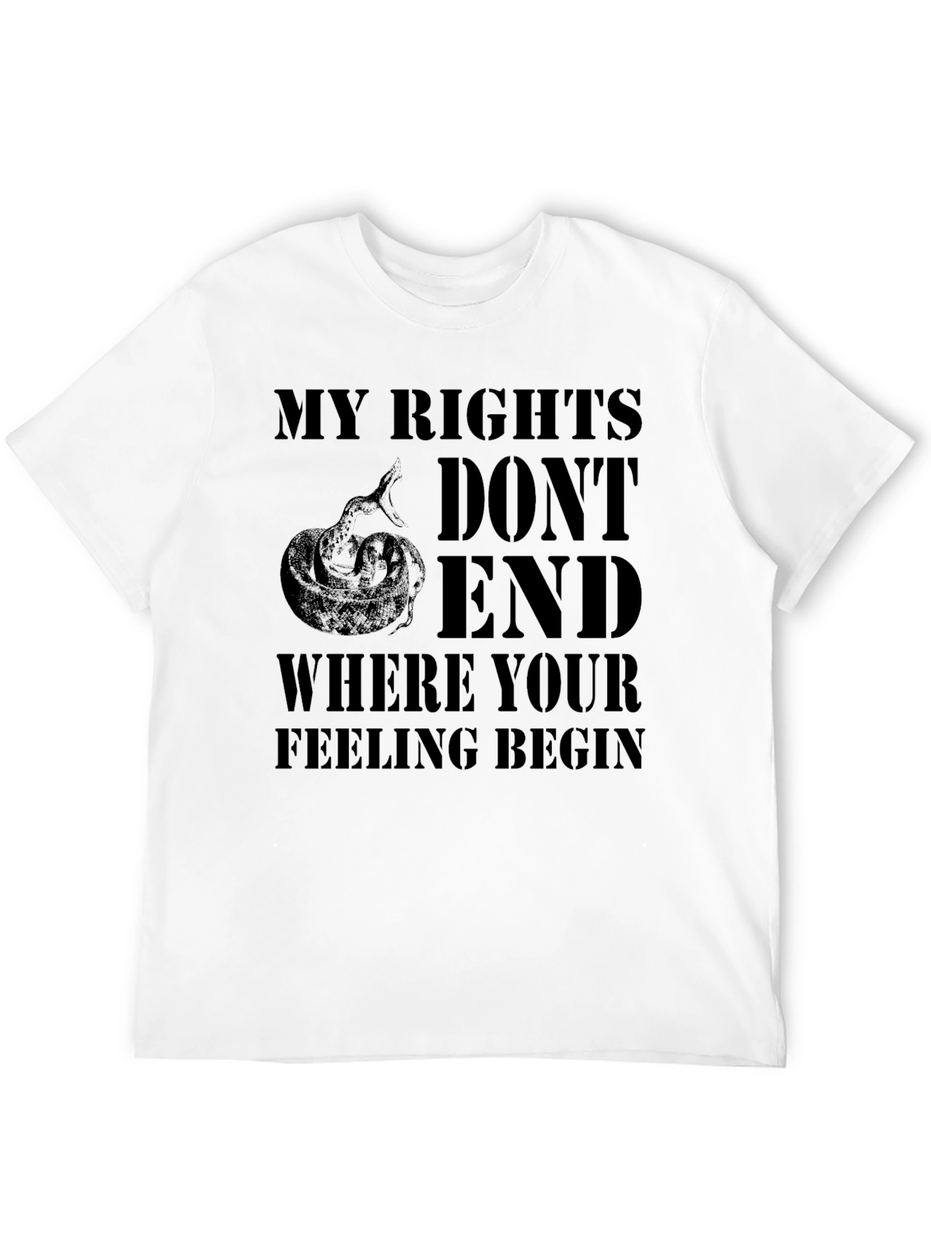 Camiseta Negra: Mis Derechos Seriente