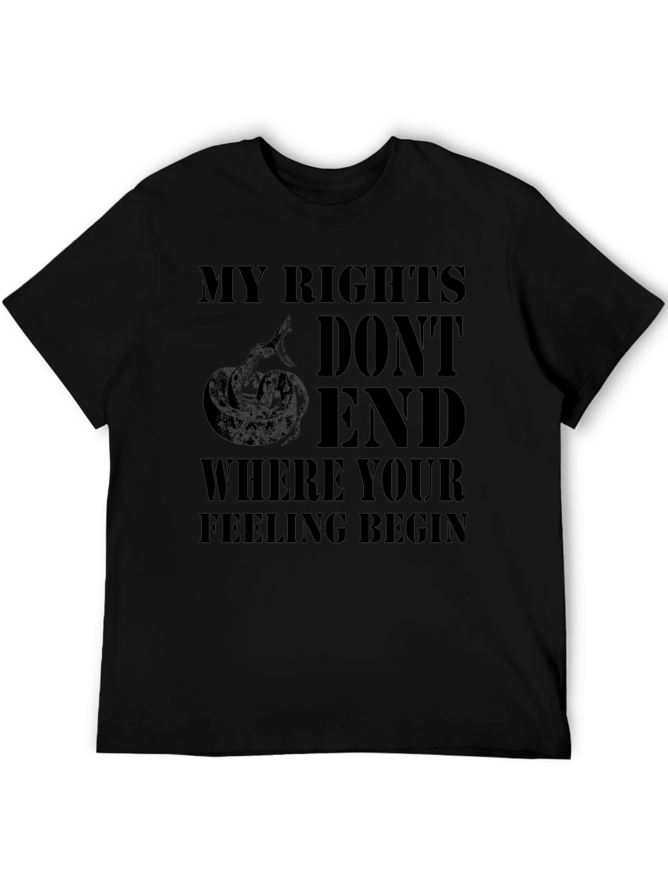 Camiseta Negra: Mis Derechos Seriente