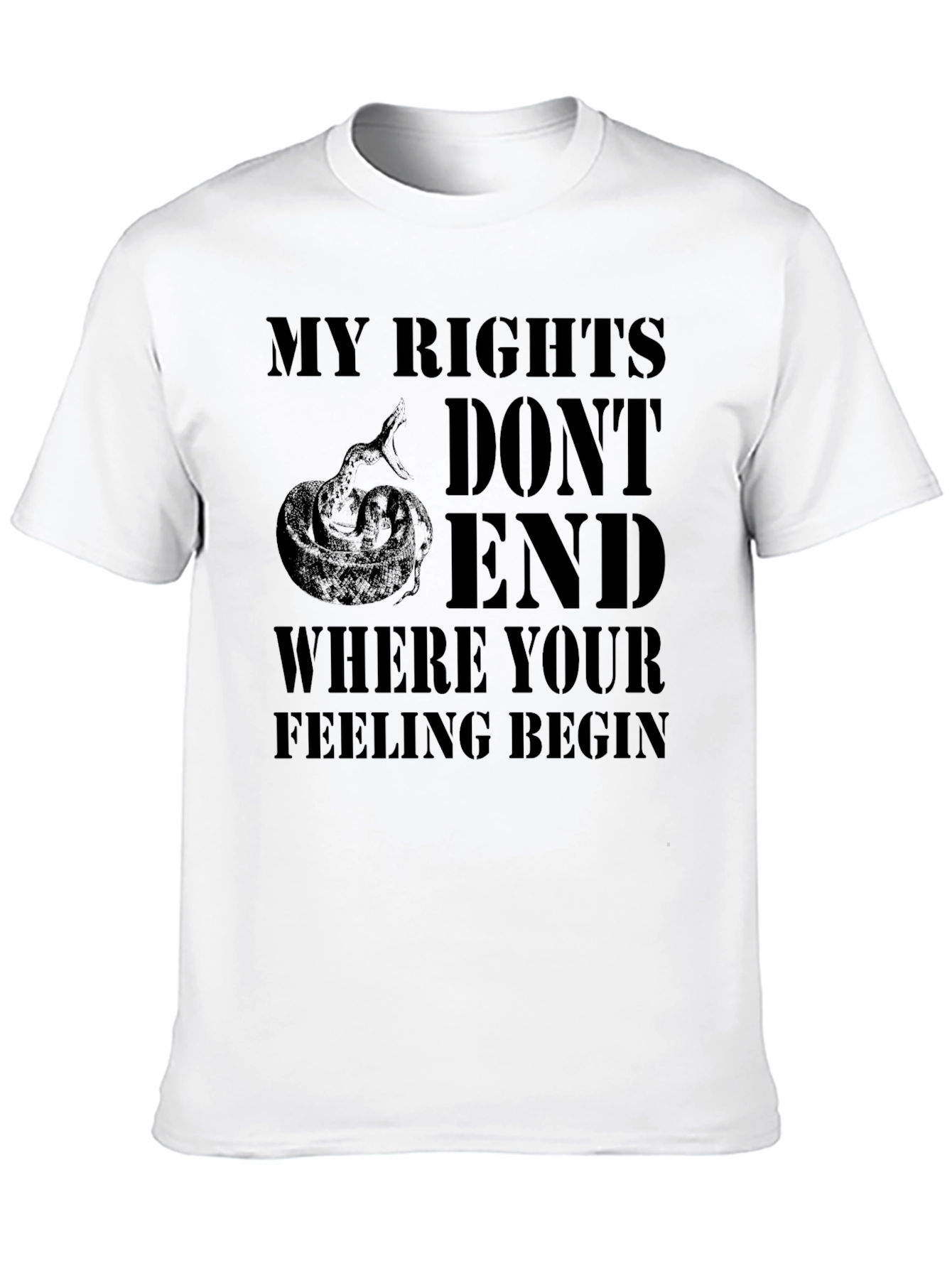 Camiseta Negra: Mis Derechos Seriente