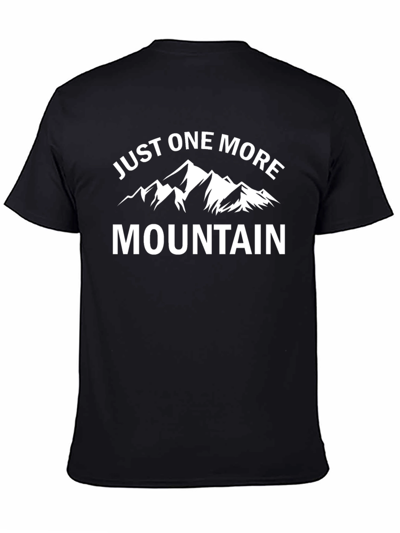 Camiseta Negra Just One More Mountain