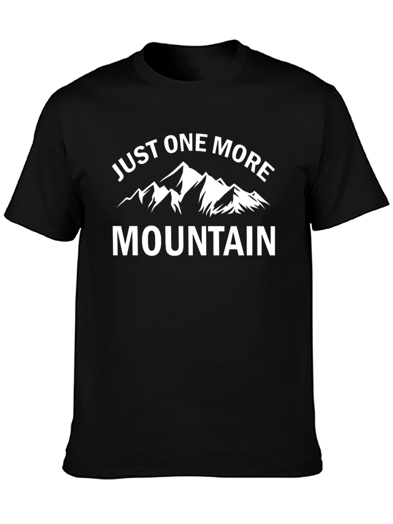Camiseta Negra Just One More Mountain