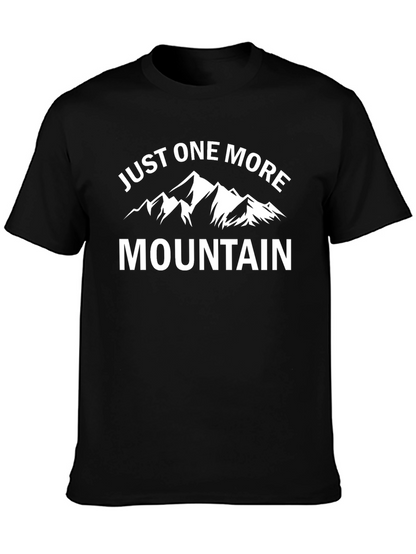 Camiseta Negra Just One More Mountain