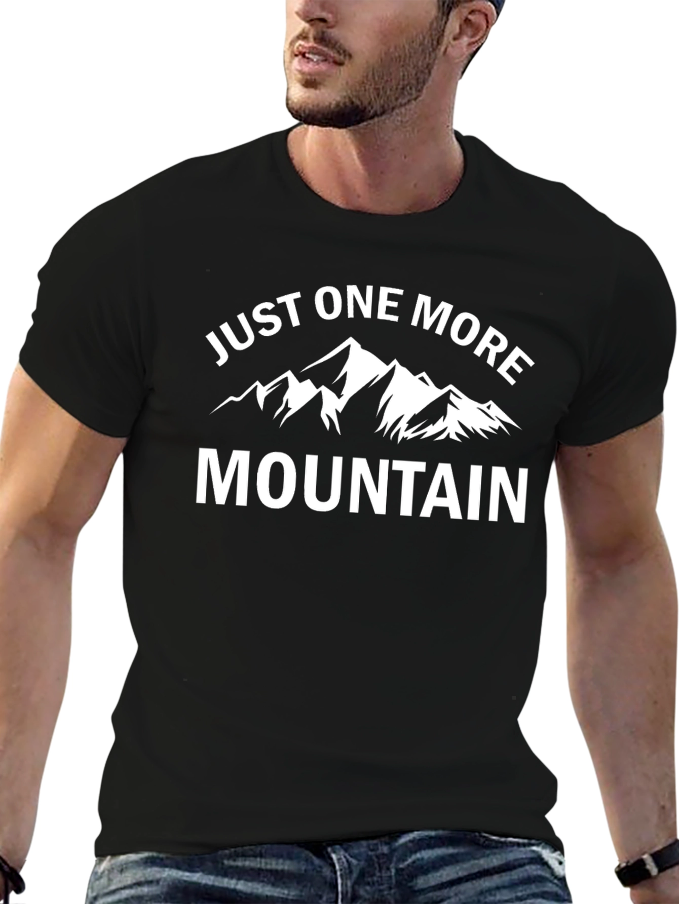 Camiseta Negra Just One More Mountain