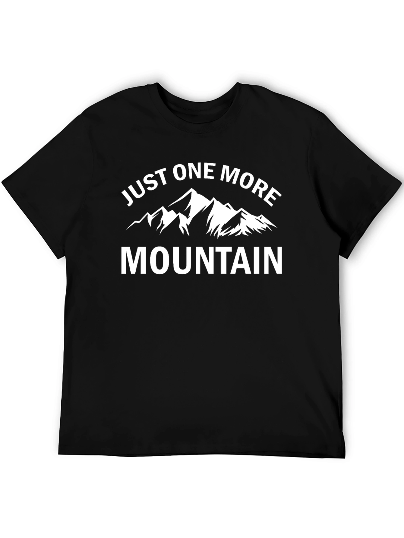 Camiseta Negra Just One More Mountain