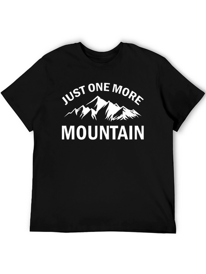 Camiseta Negra Just One More Mountain