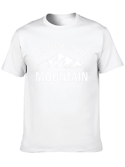 Camiseta Negra Just One More Mountain