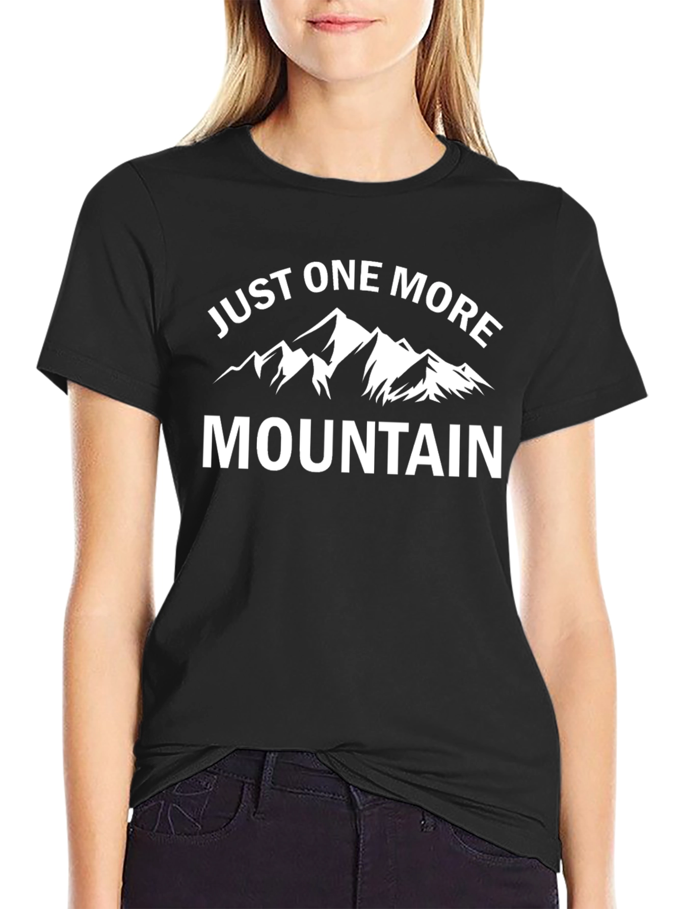 Camiseta Negra Just One More Mountain