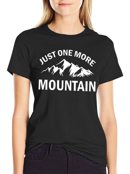 Camiseta Negra Just One More Mountain