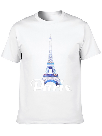 Camiseta Negra Torre Eiffel Paris