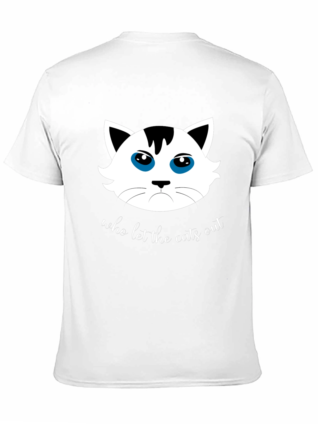 Camiseta Negra Who Let the Cats Out