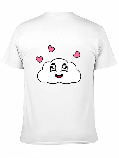 Camiseta Negra con Nube Enamorada