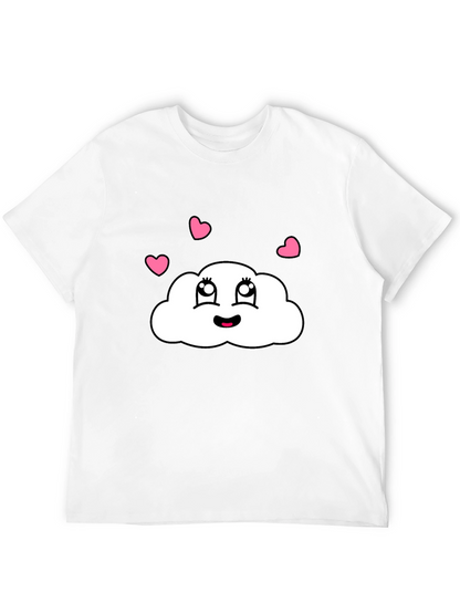 Camiseta Negra con Nube Enamorada