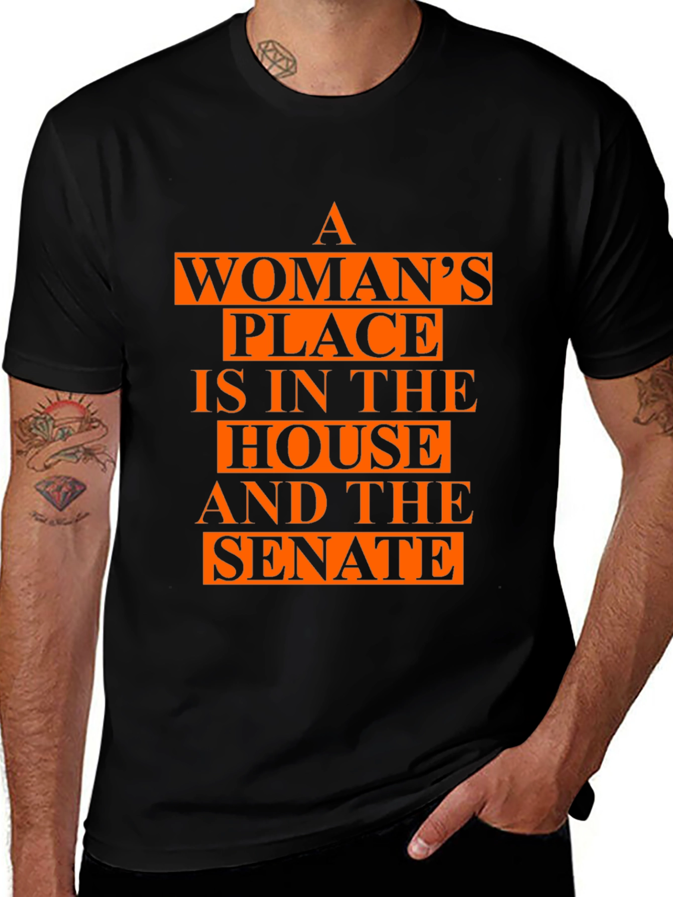 Camiseta con mensaje feminista