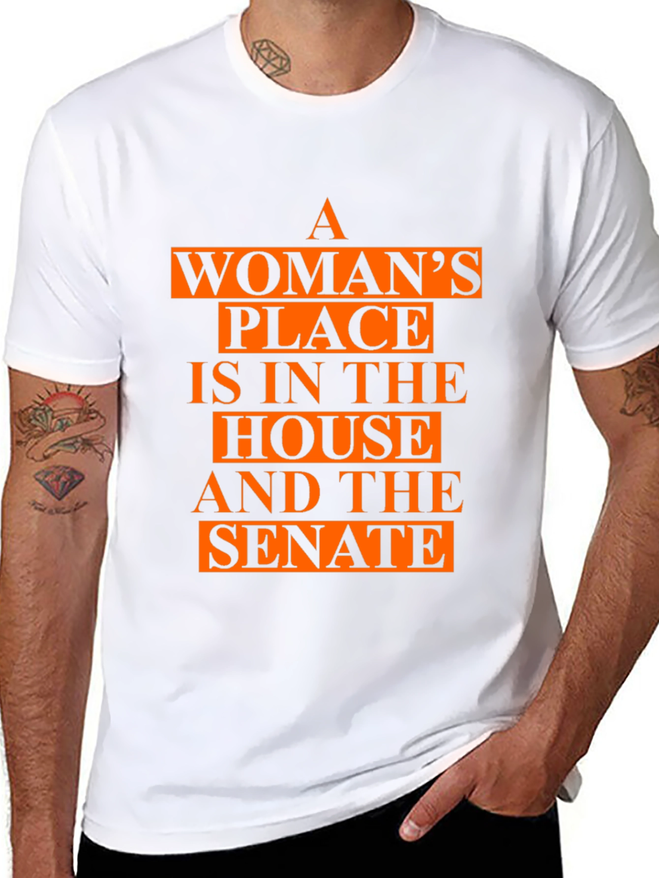 Camiseta con mensaje feminista