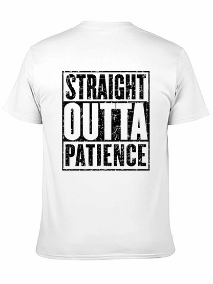 Camiseta Negra Straight Outta Patience