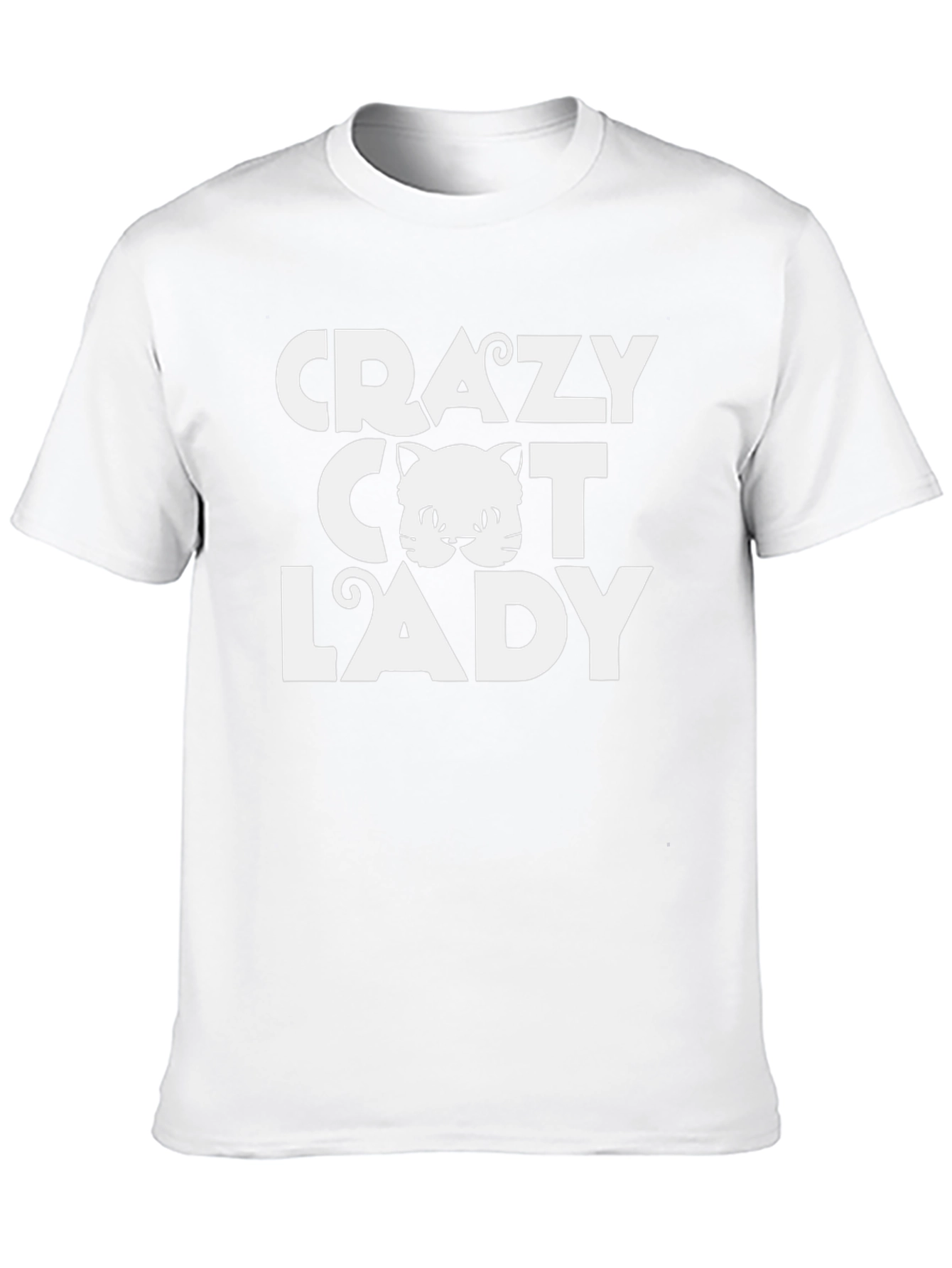 Camiseta Negra Crazy Cat Lady