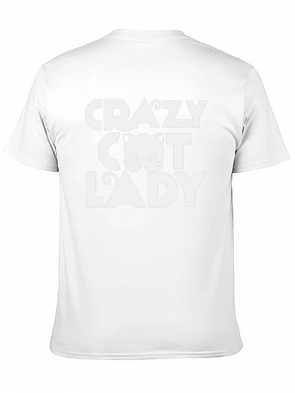 Camiseta Negra Crazy Cat Lady