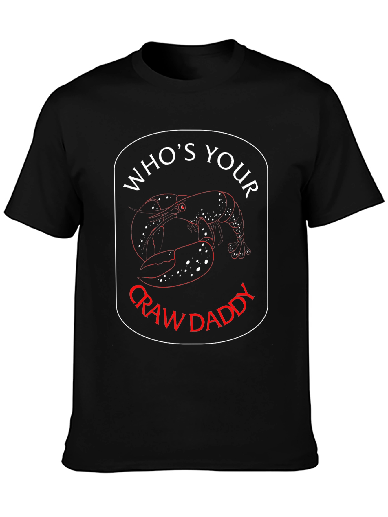 Camiseta Negra CRAW DADDY Estampada