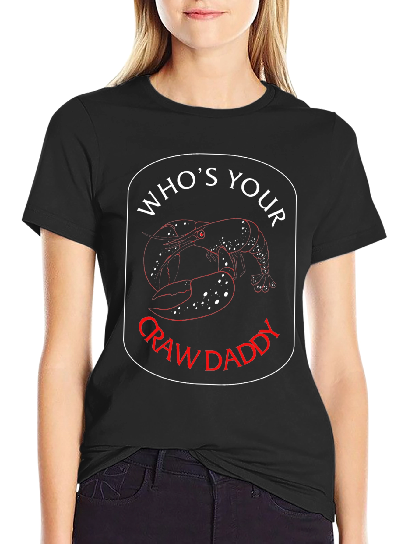 Camiseta Negra CRAW DADDY Estampada