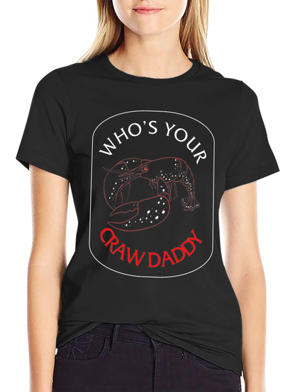 Camiseta Negra CRAW DADDY Estampada