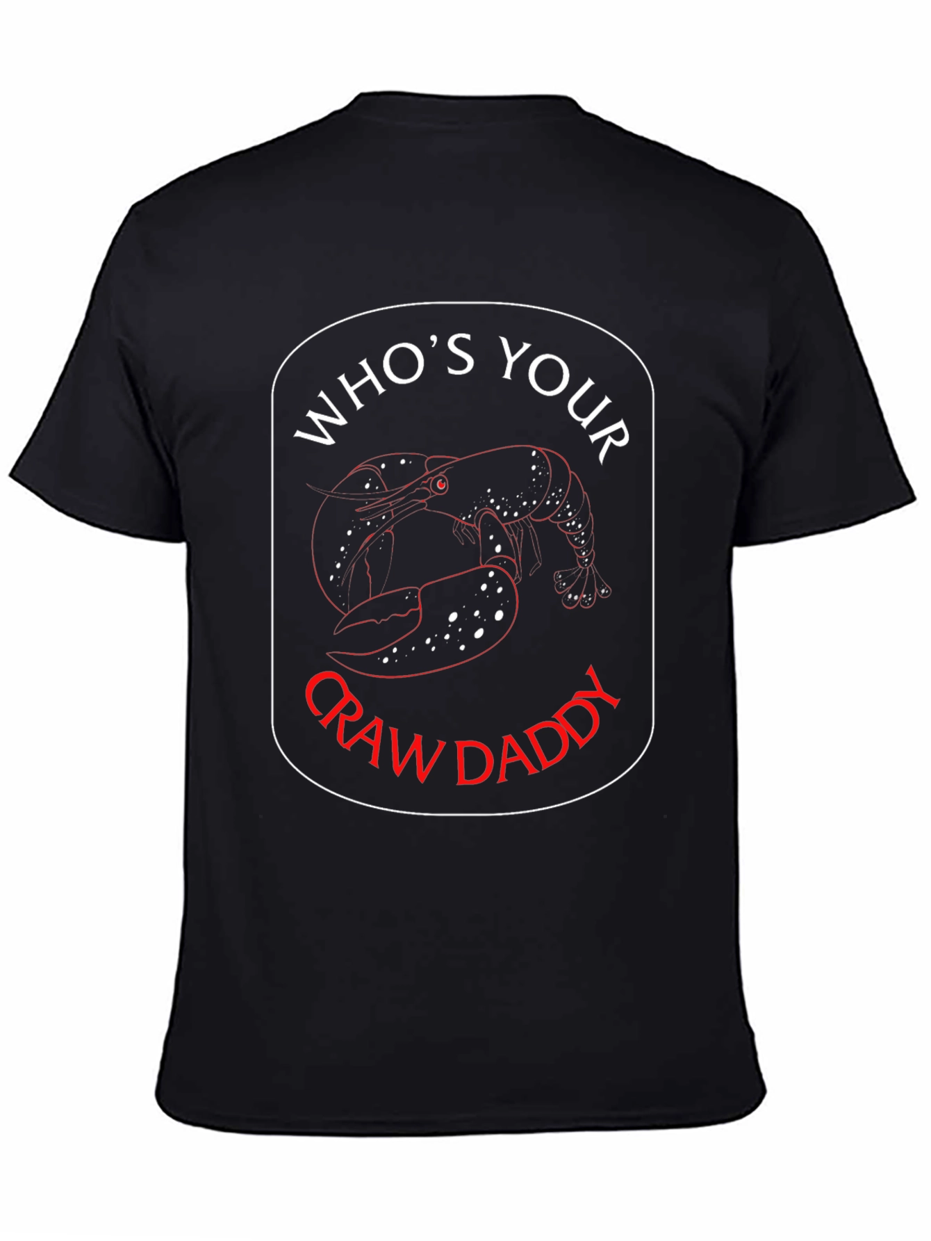 Camiseta Negra CRAW DADDY Estampada