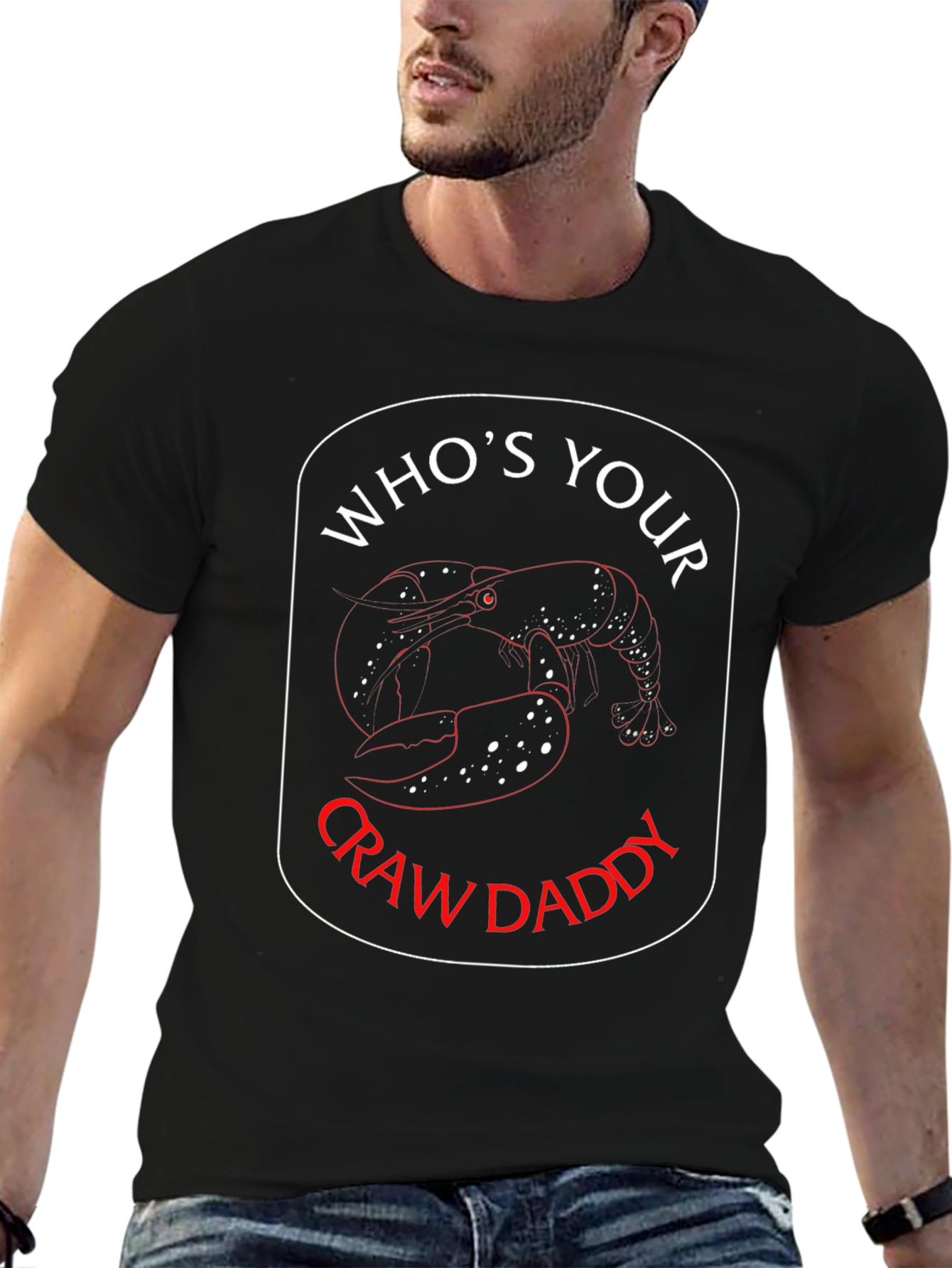 Camiseta Negra CRAW DADDY Estampada