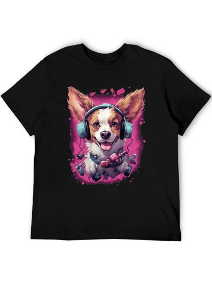 Camiseta Perro DJ Divertida y Moderna