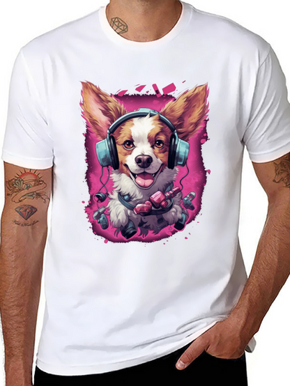 Camiseta Perro DJ Divertida y Moderna