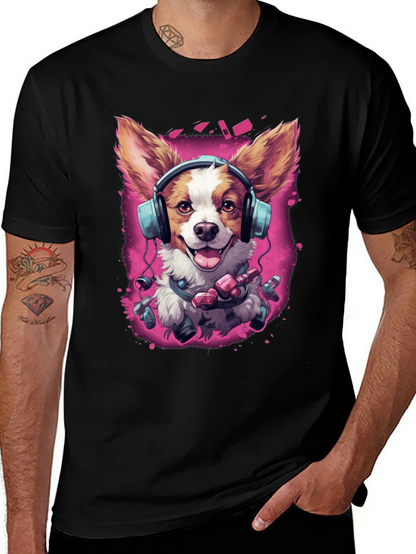 Camiseta Perro DJ Divertida y Moderna