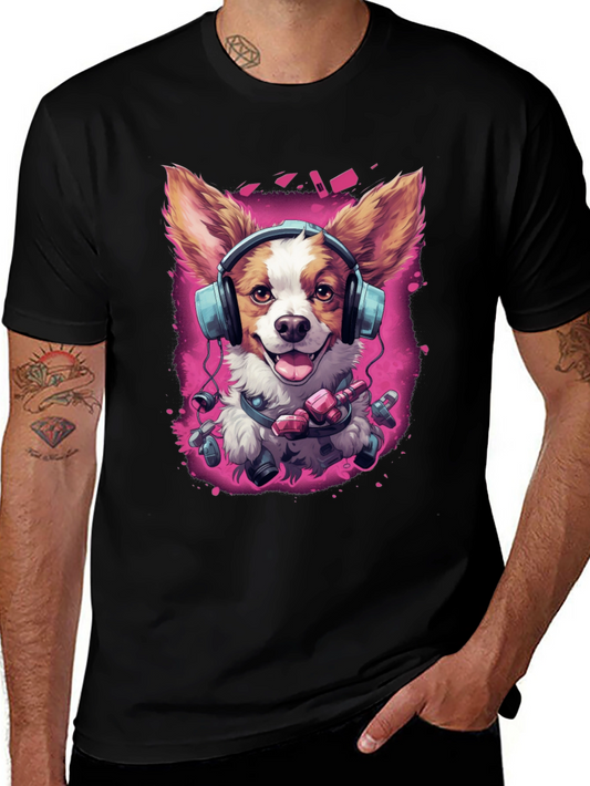 Camiseta Perro DJ Divertida y Moderna