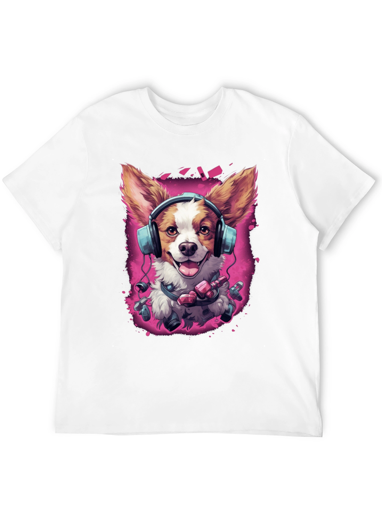 Camiseta Perro DJ Divertida y Moderna