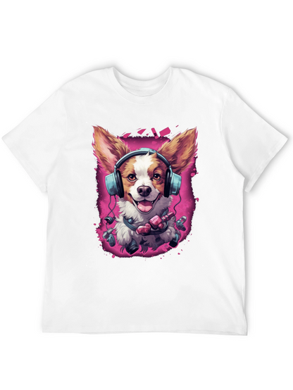 Camiseta Perro DJ Divertida y Moderna