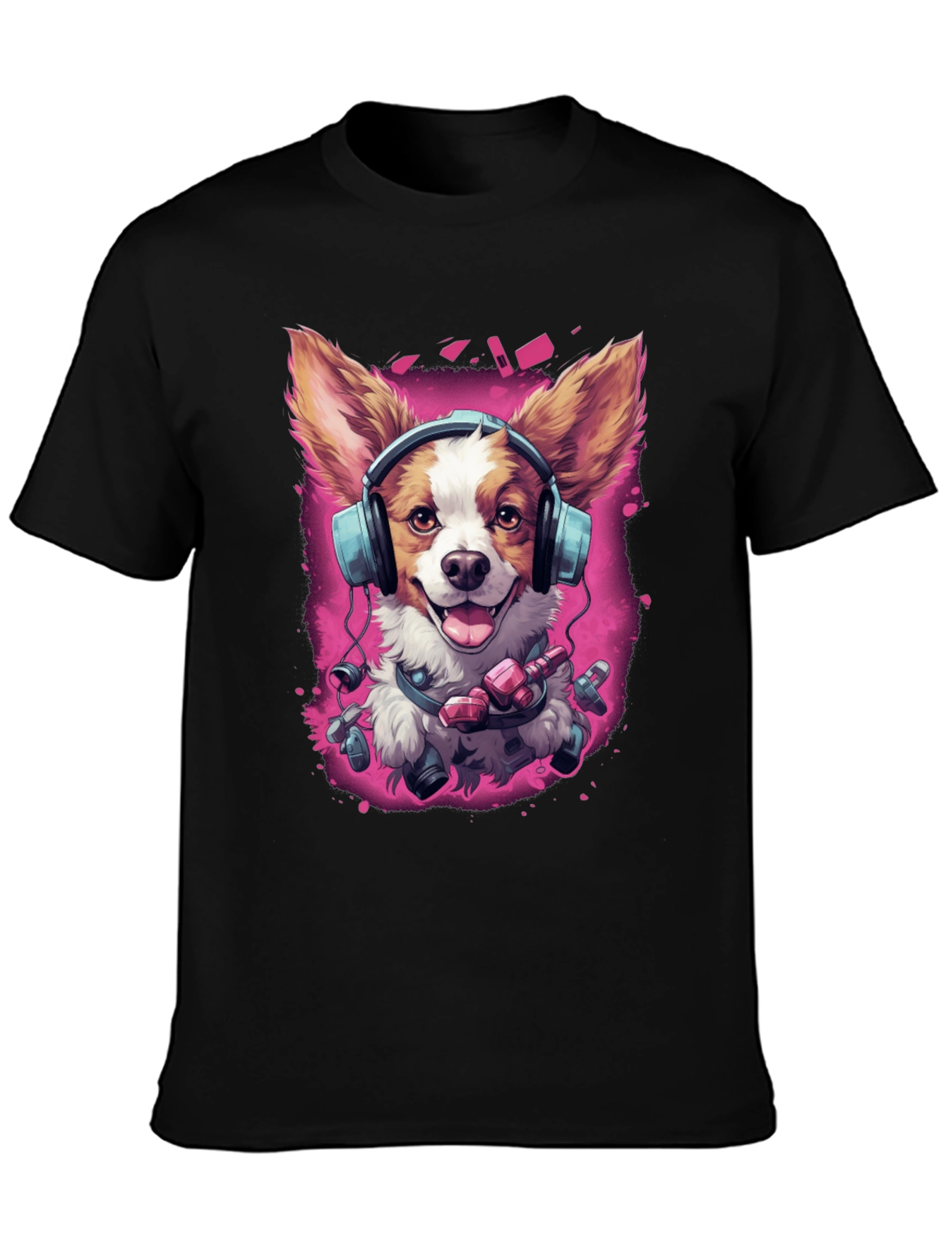 Camiseta Perro DJ Divertida y Moderna