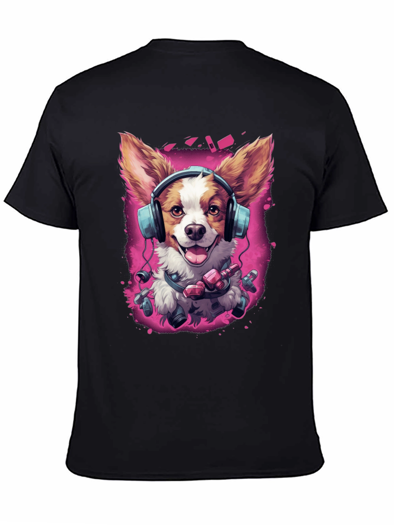 Camiseta Perro DJ Divertida y Moderna